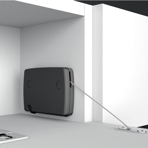 Hafele PCS 120 Düşer Kapak Makası Mod B Siyah