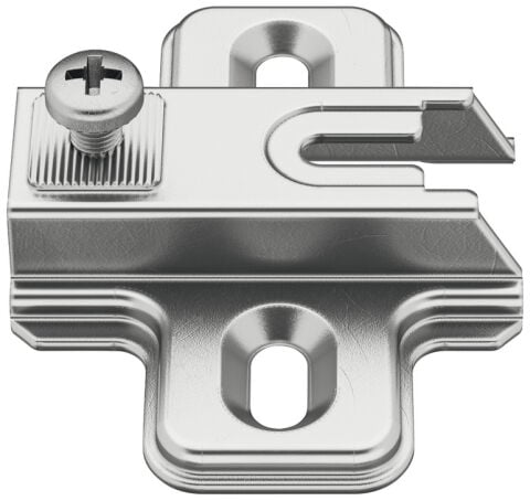 Hafele M310 SlideOn crucif.plate screw fix.H2 - 311.03.102