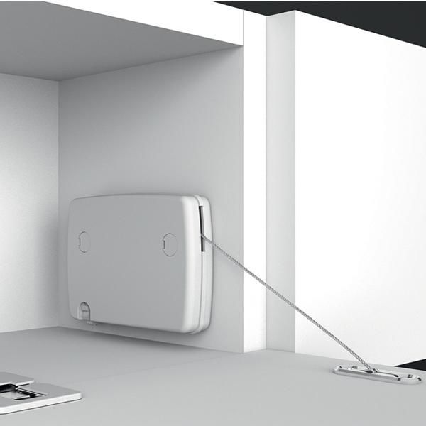 Hafele PCS 120 Düşer Kapak Makası Mod A Beyaz