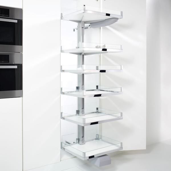 Hafele CONVOY PREMIO Boy Kiler Rayı Mat Beyaz 100kg