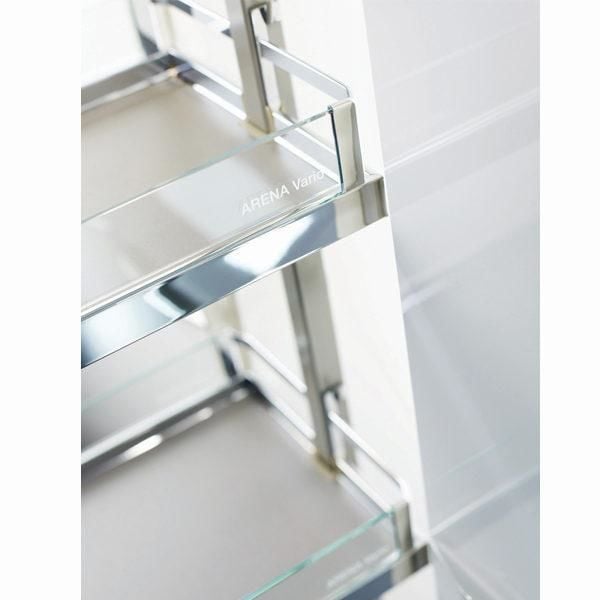 Hafele CONVOY LAVIDO Sepet Seti Arena Vario Parlak Krom 4 Sepet 45cm