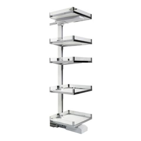 Hafele CONVOY Premio Sepet Seti Arena Vario Parlak Krom 5 Sepet 60cm Sağ