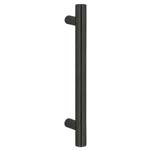 Hafele STEVEN Çekme Kapı Kolu Mat Siyah Ø25x400mm