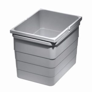 Hafele One2Four Çöp kutusu gri 17 lt - 502.90.502