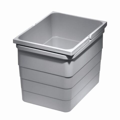 Hafele One2Four Çöp kutusu gri 17 lt - 502.90.502