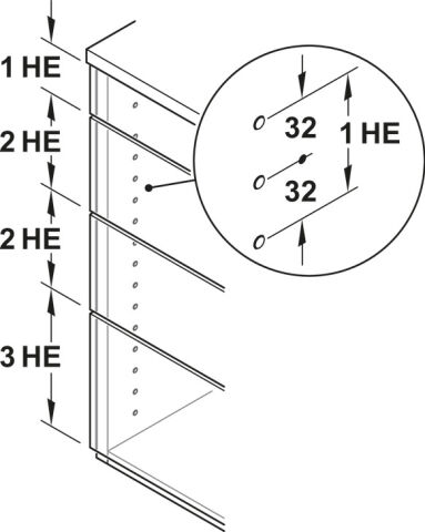 Häfele VARIANT-C Merkezi Kilit Çubuğu Çelik - Siyah Mat 237.83.566