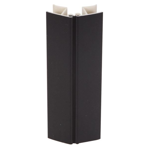 Hafele TAPE05 Baza Köşesi Açılı Mat Siyah 12cm