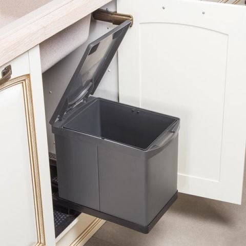 Hafele BRAVO ANTHRACITE Çöp kut.antr. 35cm 16lt