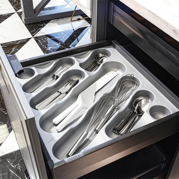 Hafele NUVOLA Çatal Kaşıklık Gümüş Gri 60cm