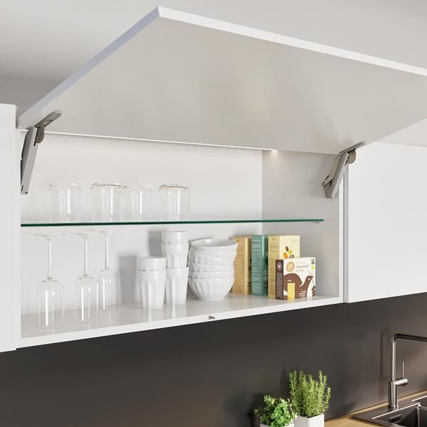 Hafele FREE SPACE 1.8 Bas-Aç Model D Gri/Nikel