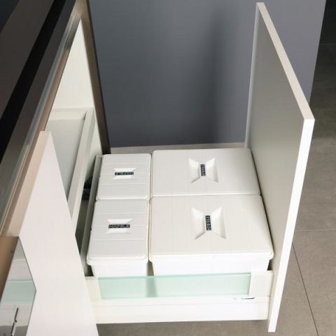 Hafele MIX Çöp Kutusu Beyaz 6.5lt