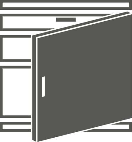 Hafele Matris Rayı OS P50/60, aşamalı fazla açılım