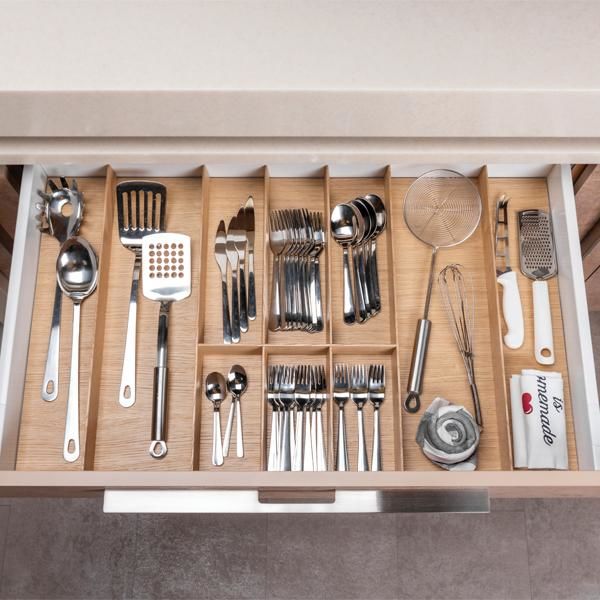 Hafele LEGRO Ahşap Kaşıklık Açık Meşe 900mm