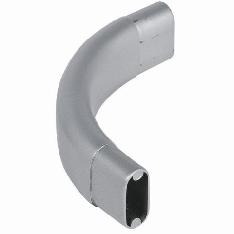 Hafele Askı Borusu Dirseği 90° Oval Parlak Krom