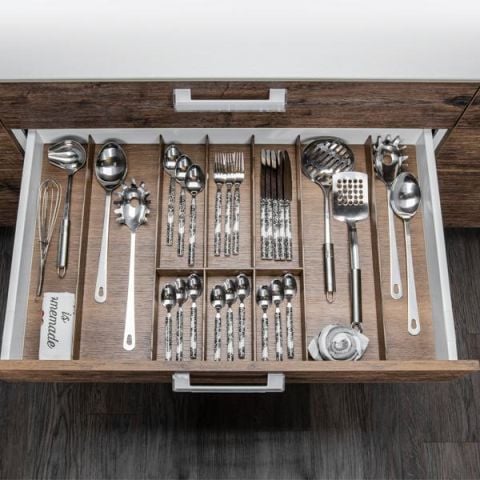 Hafele LEGRO Ahşap Kaşıklık Koyu Meşe 900mm