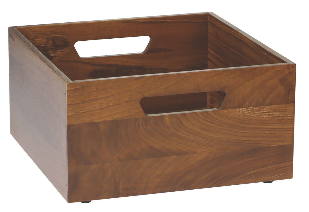 Häfele LEGRO - Ahşap Kutu 235x123x235 mm Koyu meşe 550.32.410