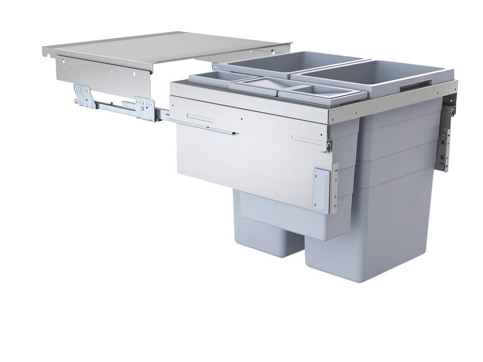 Häfele Dört kutulu çöp ayırıcı 2 x 38 1 x 12 ve 1 x 2 3619621 503.70.555