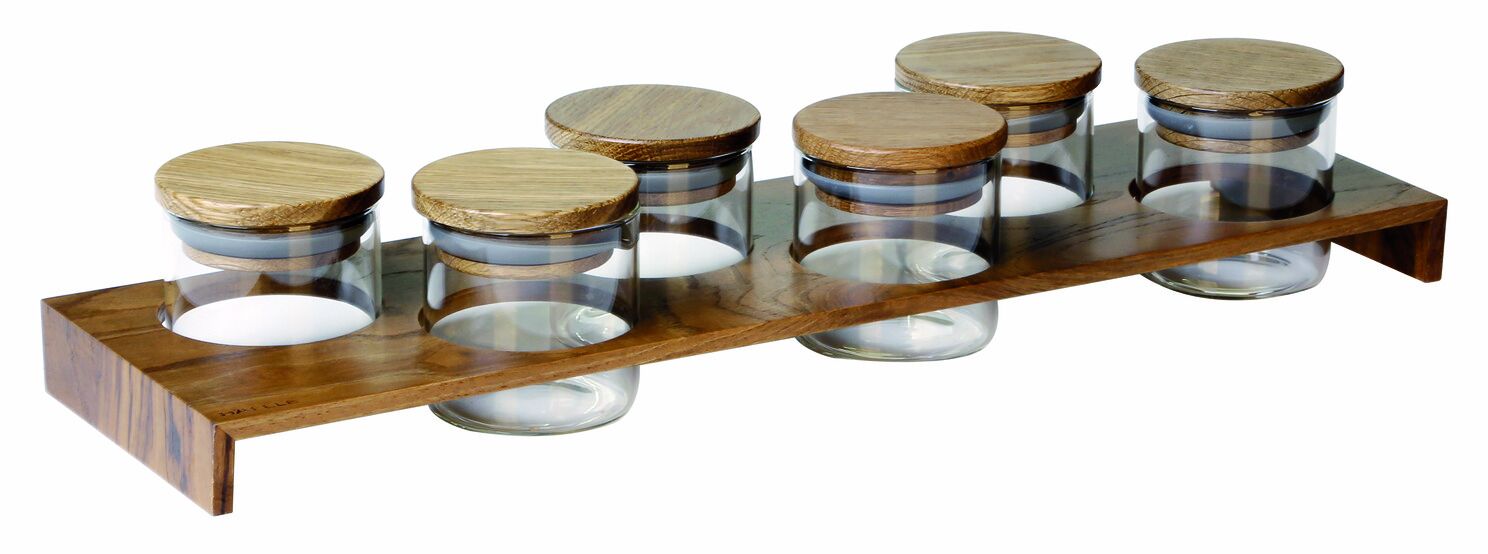 Häfele LEGRO - Ahşap Baharatlık 133 mm 40 mm 470 mm Koyu meşe 550.32.430