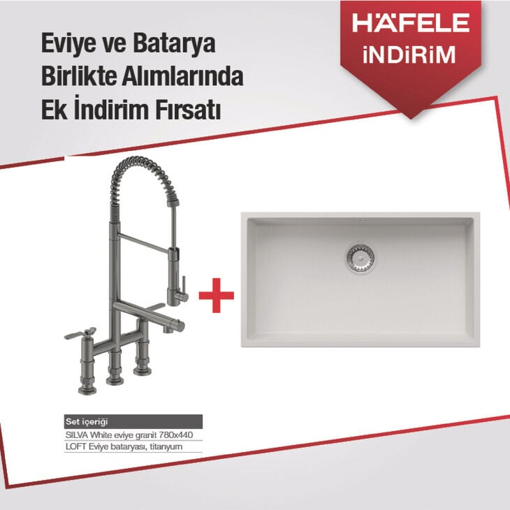 Eviye ve Batarya Seti, Hafele SILVA, Hafele LOFT Batarya