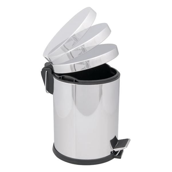 Hafele BELEN Çöp Kutusu Pedallı Kapaklı Parlak Krom 3 lt