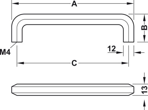 D Kol, Hafele Deco H1710, zamak - 106.62.505
