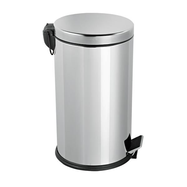 Hafele FONDA Çöp Kutusu Pedallı Kapaklı Parlak Krom 12 lt