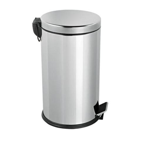 Hafele FONDA Çöp Kutusu Pedallı Kapaklı Parlak Krom 12 lt
