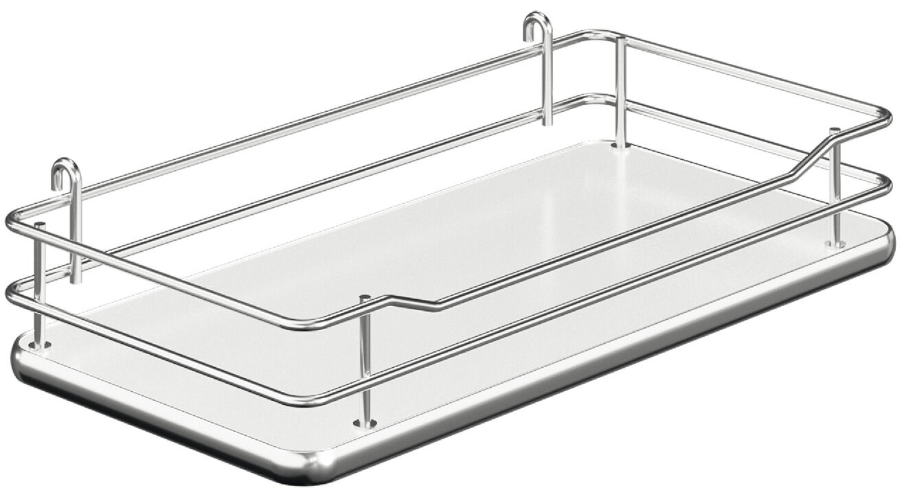 Häfele Kancalı raf Taban ünitesi çekmeli sistemi için 233x466x90 mm Raf: Beyaz Sepet: 549.09.753