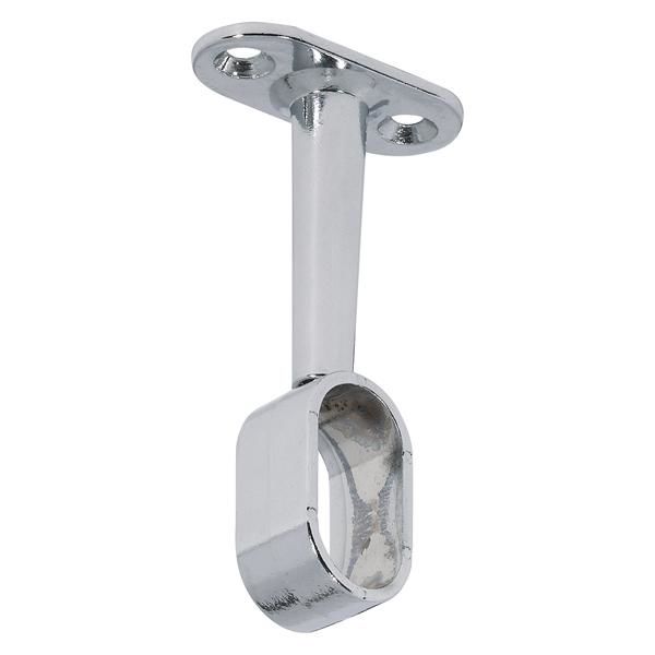 Hafele Askı Borusu Flanşı Oval Parlak Krom Zamak 20mm