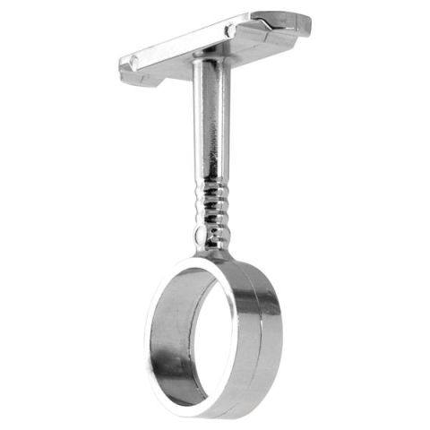 Hafele Askı Borusu Flanşı Yuvarlak Üst Panele Monte Parlak Krom Zamak 26mm