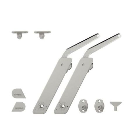 Hafele F.FLAP H 1.5 Çift Kalkar Kapak Makas Seti A Gri/Nikel