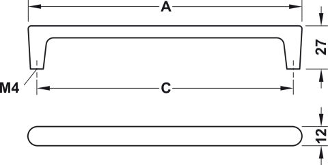 D Kol, Hafele Deco H2125, zamak - 106.69.131