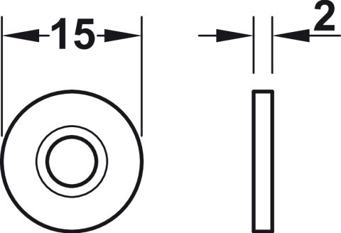 Häfele Mıknatıs Çekme 4 5 kg 14 mm matkap deliği için Gövde: Kahverengi 246.19.101