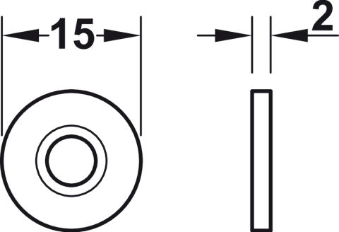 Häfele Mıknatıs tutma gücü 2 5–3 5 kg 13 6 mm matkap Gövde: Beyaz 246.19.702