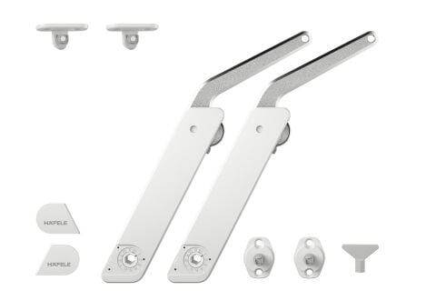 Kalkar kapak makası, Hafele Free kapak H 1.5 – metal