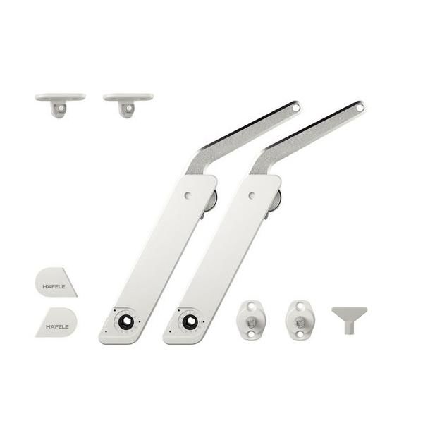 Hafele F.FLAP H 1.5 Çift Makas Set D Beyaz/Nikel