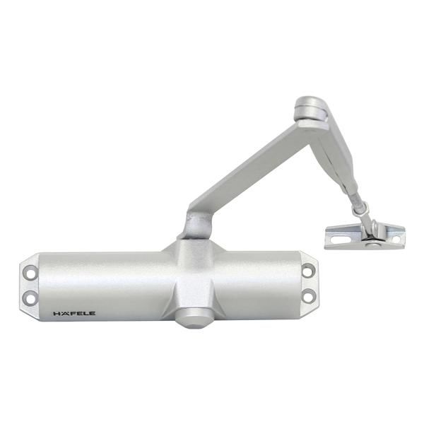 Hafele DC 401 Dirsek Kollu Kapı Kapatıcı Gümüş Renkli EN 2-4