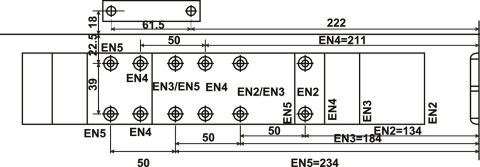 Hafele DC501 Kapı kapatıcı EN 2-5 güm.sab. - 931.77.139