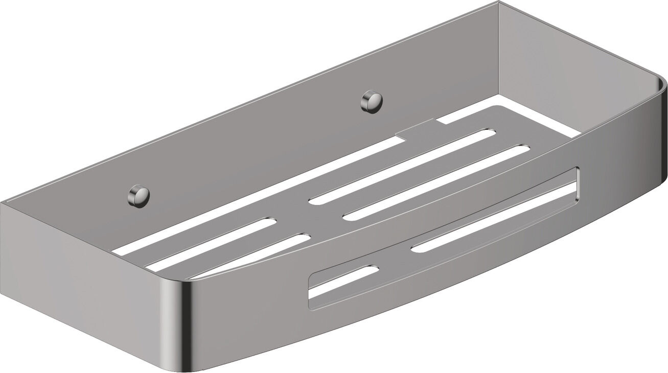 Häfele QUADRAN - Dikdörtgen Süngerlikler 300x45x130 mm Parlak Krom Duvara 580.05.250