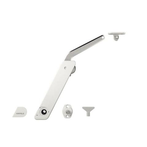 Hafele F.FLAP H 1.5 Kalkar Kapak Makas Seti D Beyaz/Nikel Sağ