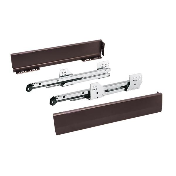 Hafele MATRIX BOX P Çekmece Seti Bronz Kahve Vidalı 16/92/300mm 50kg