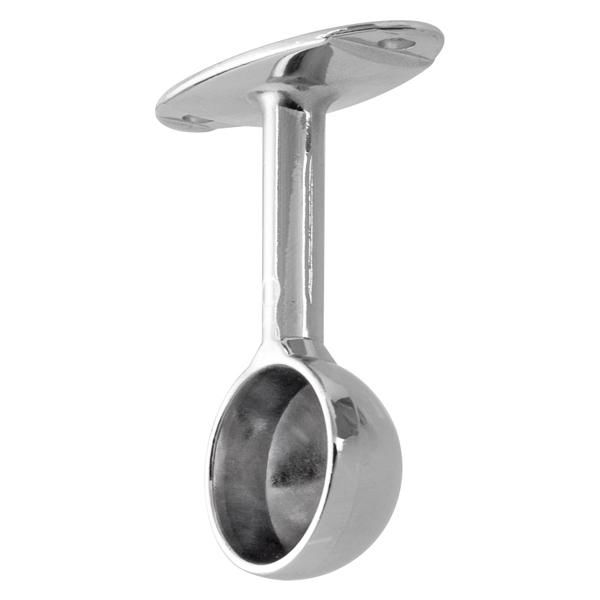 Hafele Askı Borusu Flanşı Kapalı Uçlu Yuvarlak Üst Panele Monte Parlak Krom Zamak 29mm