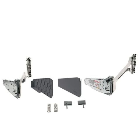 Hafele FREE UP Paralel Kalkar Makas Seti Antrasit 38-50cm/2-3,8kg