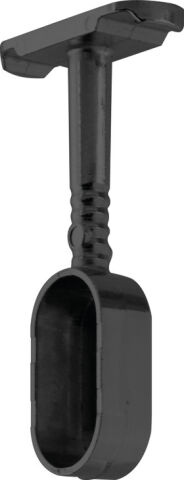 Askı Borusu Flanşı, Hafele OVAL, Açık, Zamak, Üst Panele
