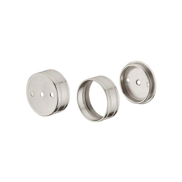 Hafele Askı Borusu Flanşı Gizli Yuvarlak Yan Panele Monte Mat Nikel Pirinç 25mm