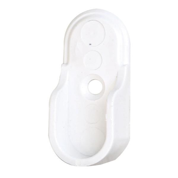 Hafele Askı Borusu Flanşı Pimli Oval Mat Beyaz Plastik 21mm