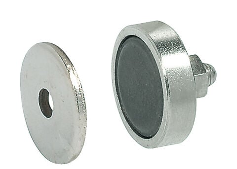 Hafele Mıknatıs, tutma gücü 3, 0 kg, M5 diş, metal