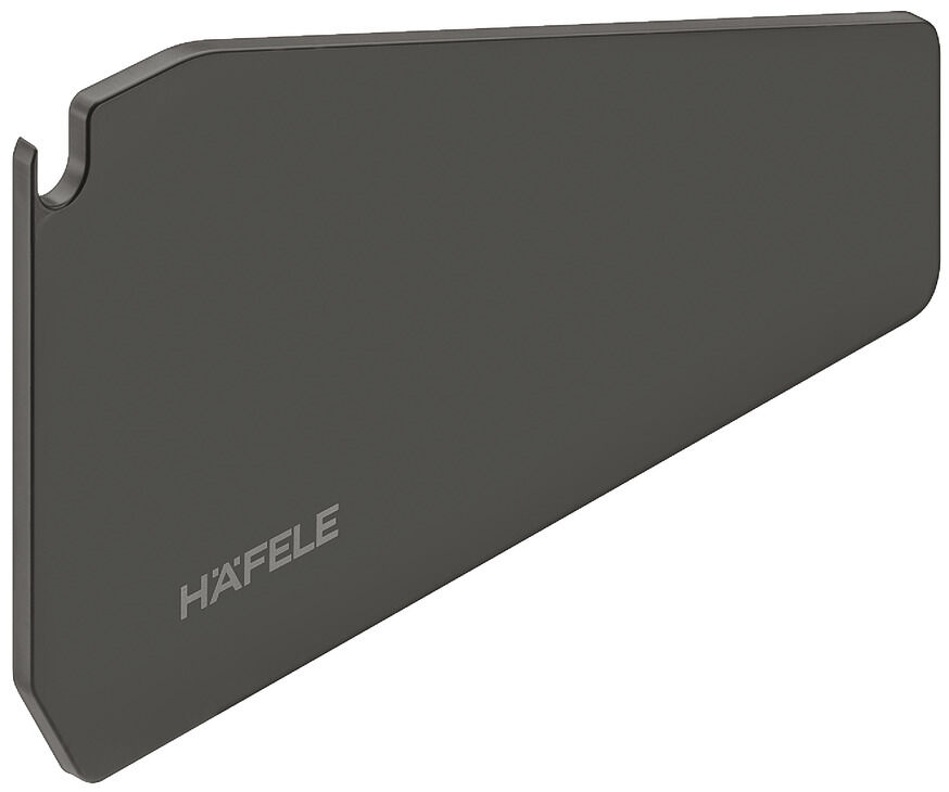 Häfele Üst kapak Free Up - Trafik gri B RAL 7043 372.33.682