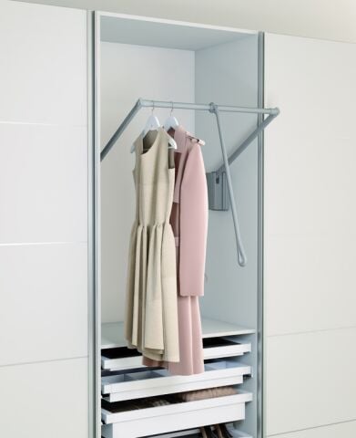 Gardırop Asansörü, Hafele DRESS LINE, 10kg - 805.16.510