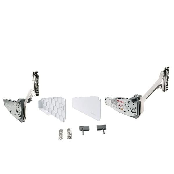 Hafele FREE UP Paralel Kalkar Makas Seti Beyaz 38-50cm/2-3,8kg